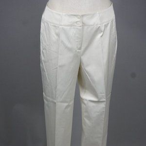 Talbots Collection White Dress Pants Sz 10